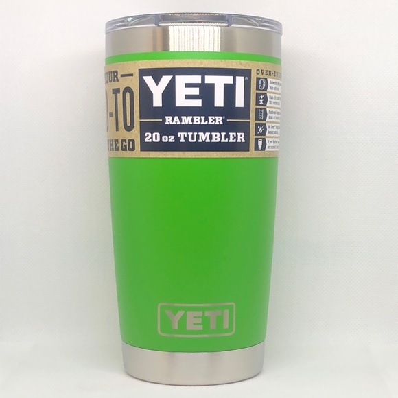 💚 Yeti Rambler Tumbler Canopy Green 20oz 💚NWT 💚 St. Patrick’s Day ☘️